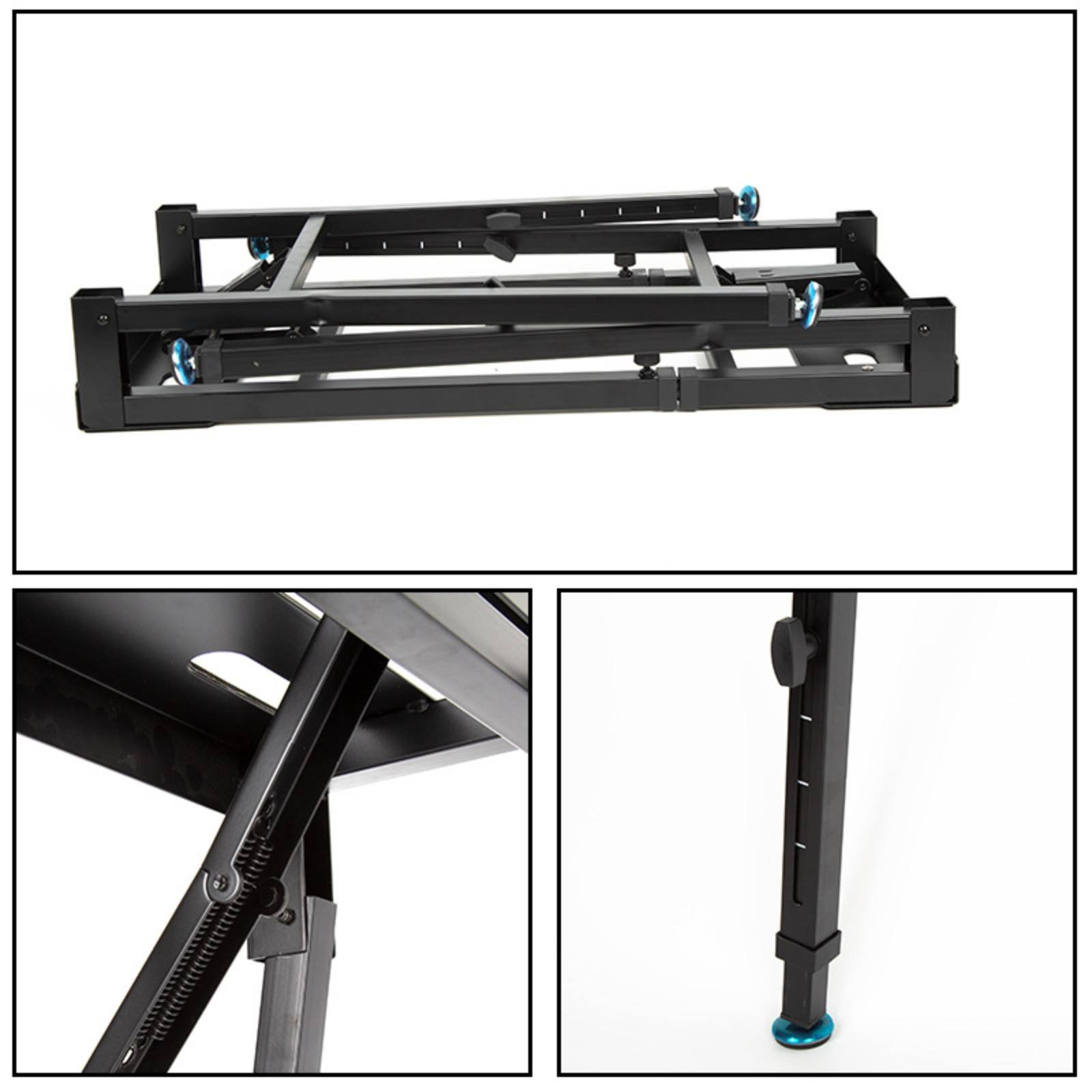 Music Stand Folding - Soporte plegable para teclado, soporte ajustable