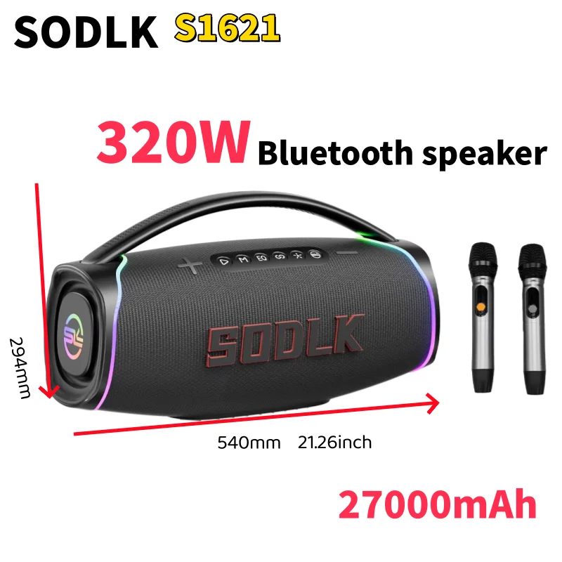 Apple Music Audio Quality - SODLK S1621 Nuevo Modelo Altavoz Karaoke
