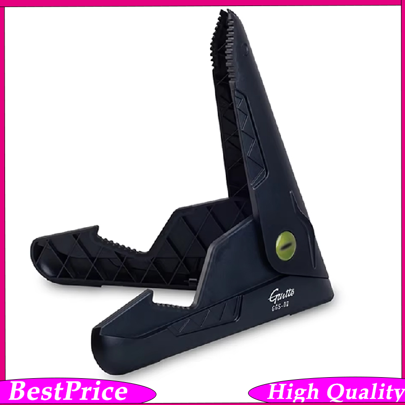 Music Stand Folding - Soporte de Guitarra Negro Portátil Tipo