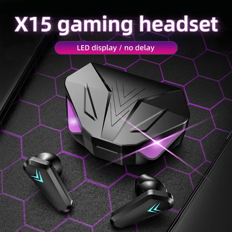Audio Music Apple - Auriculares X15 TWS para videojuegos, inalámbricos
