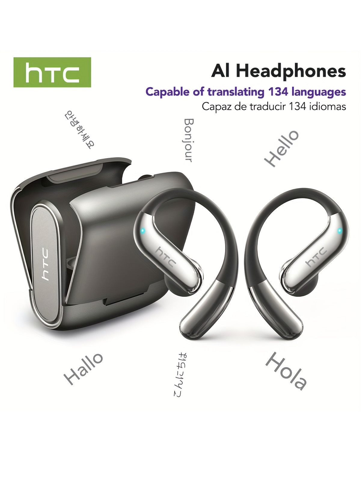 Audio And Music - Auriculares Bluetooth de oído abierto HTC