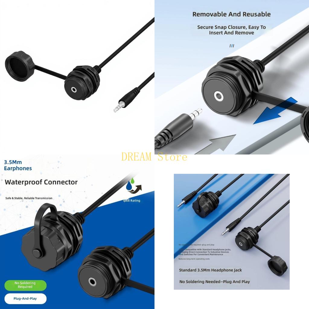 Audio Music Best - Adaptadores auriculares fijación macho a TRS