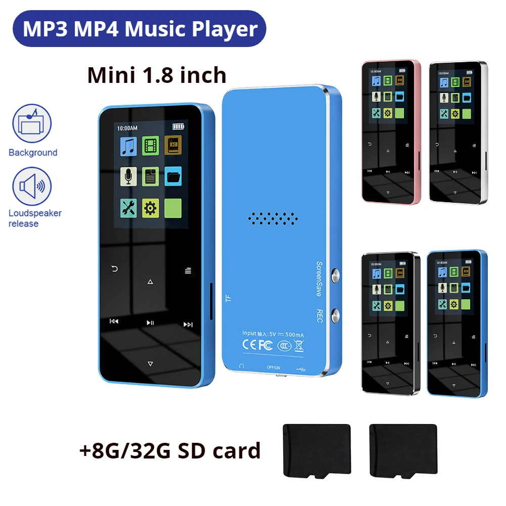 Audio Music Recorder - Mini Reproductor MP3 MP4 de Metal