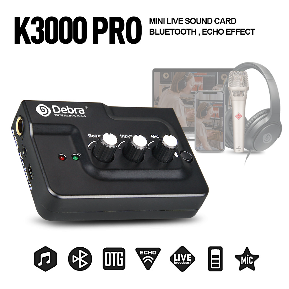 Audio Music Recorder - Tarjeta de sonido K3000 PRO, mezclador