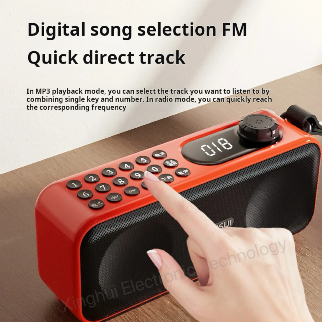 Audio Music Apple - Nuevo Altavoz Bluetooth, Radio portátil para