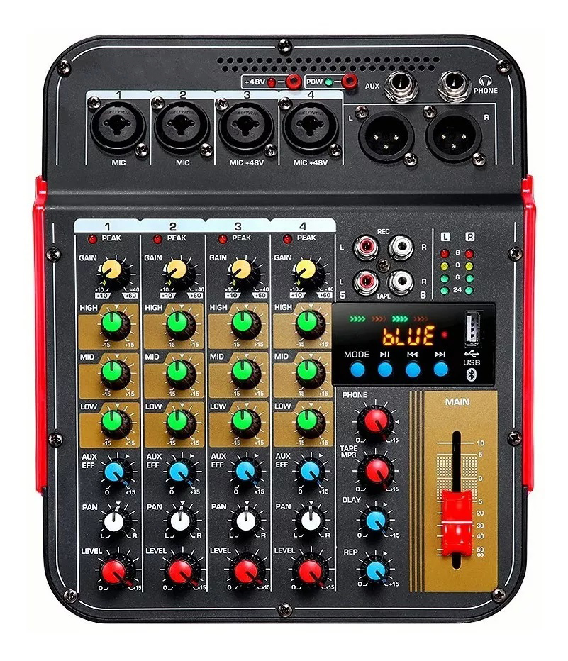 Mezclador de Audio con Bluetoo - Audio Music Recorder reseña y precio