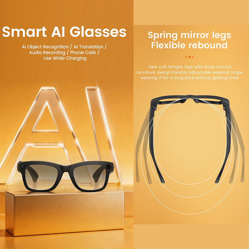 Gafas Inteligentes con Cámara  - Audio Music Recognition reseña y precio