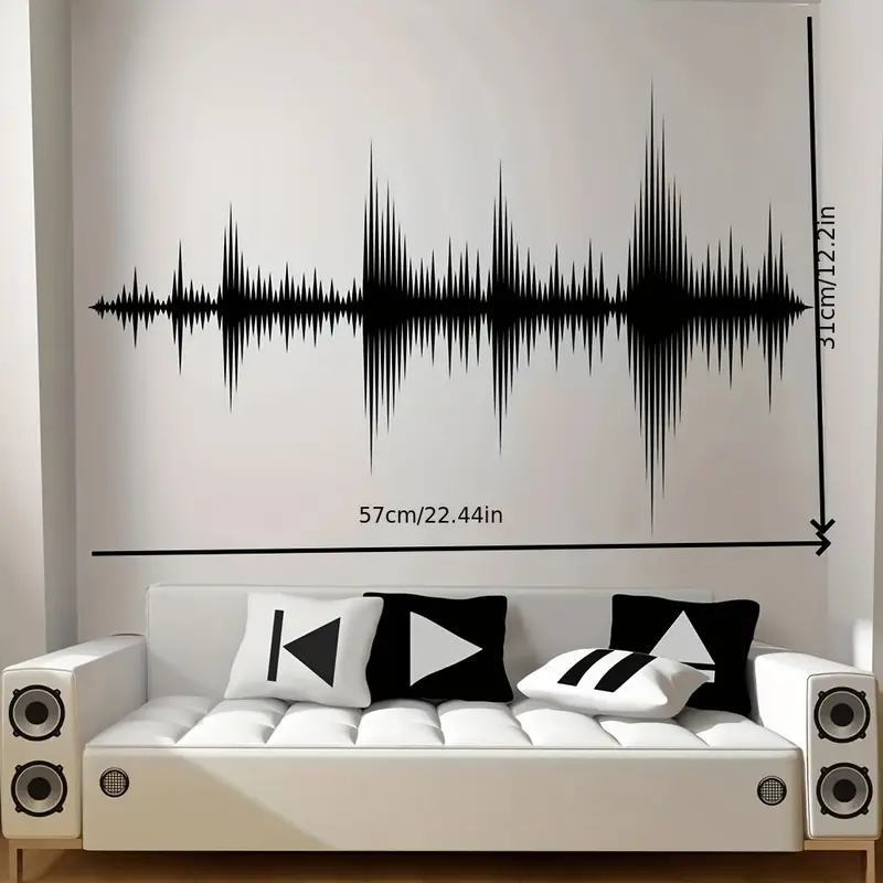 Vinilo Decorativo con Diseño d - Audio Music Wallpaper reseña y precio