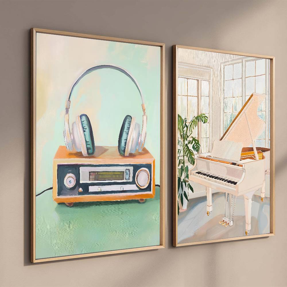 Póster de Papel con Diseño de  - Audio Music Wallpaper reseña y precio