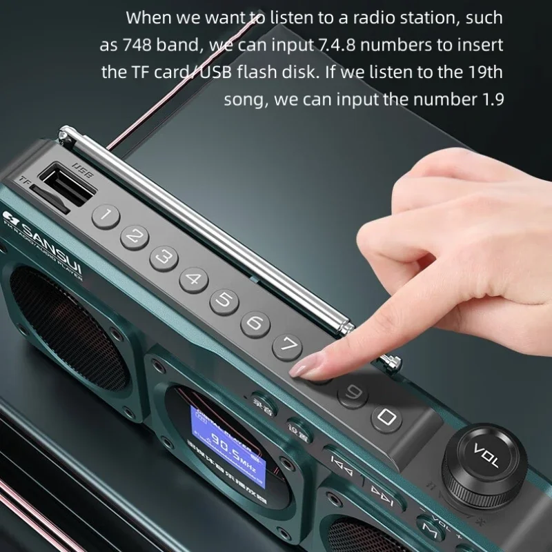Radio FM portátil F28, calidad - Audio Music Apple reseña y precio