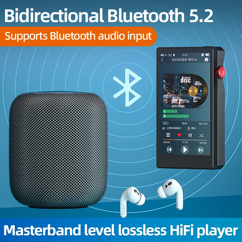 Reproductor MP3 HiFi de alta f - Audio Music Best reseña y precio